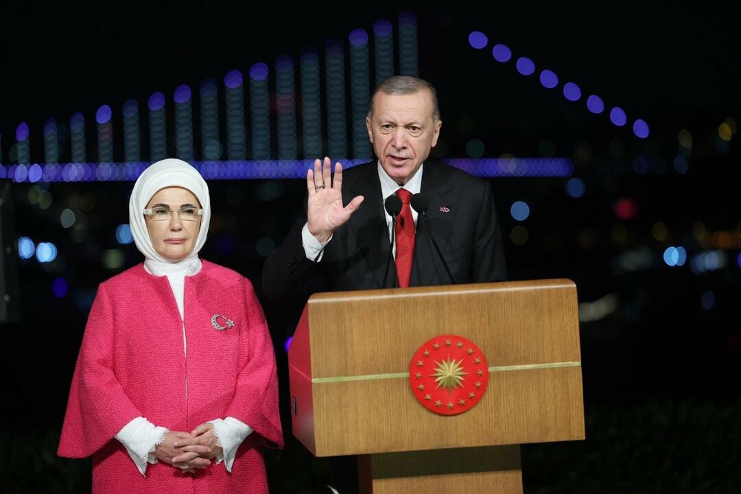 Recep Tayyip Erdoğan dan Emine Erdoğan