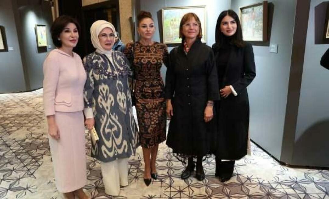 Kunjungan Emine Erdogan ke Samarkand! Mengunjungi pameran Colours of Uzbekistan