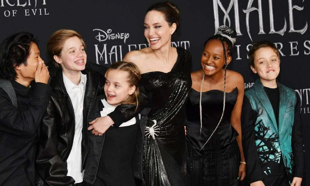 Angelina Jolie dan anak-anaknya