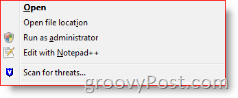 Tambahkan Jalankan Sebagai Pengguna Berbeda ke Menu Konteks Windows Explorer untuk Vista dan Server 2008:: groovyPost.com