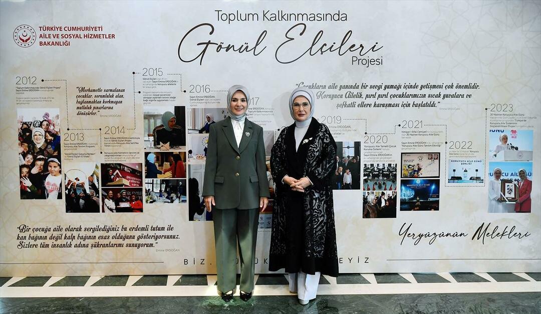 Emine Erdoğan hadir di Duta Relawan dalam Program Pengembangan Masyarakat!