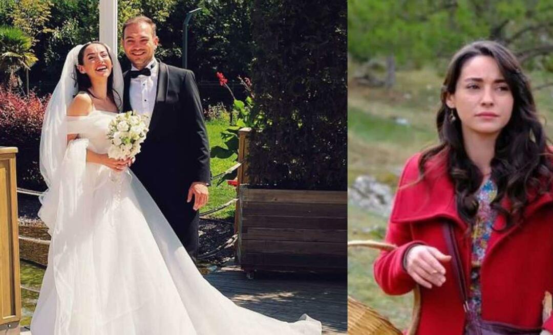 Nazlı Pınar Kaya, Cemile dari Gunung Gönül, menikah! Rekan mainnya tidak meninggalkannya sendirian