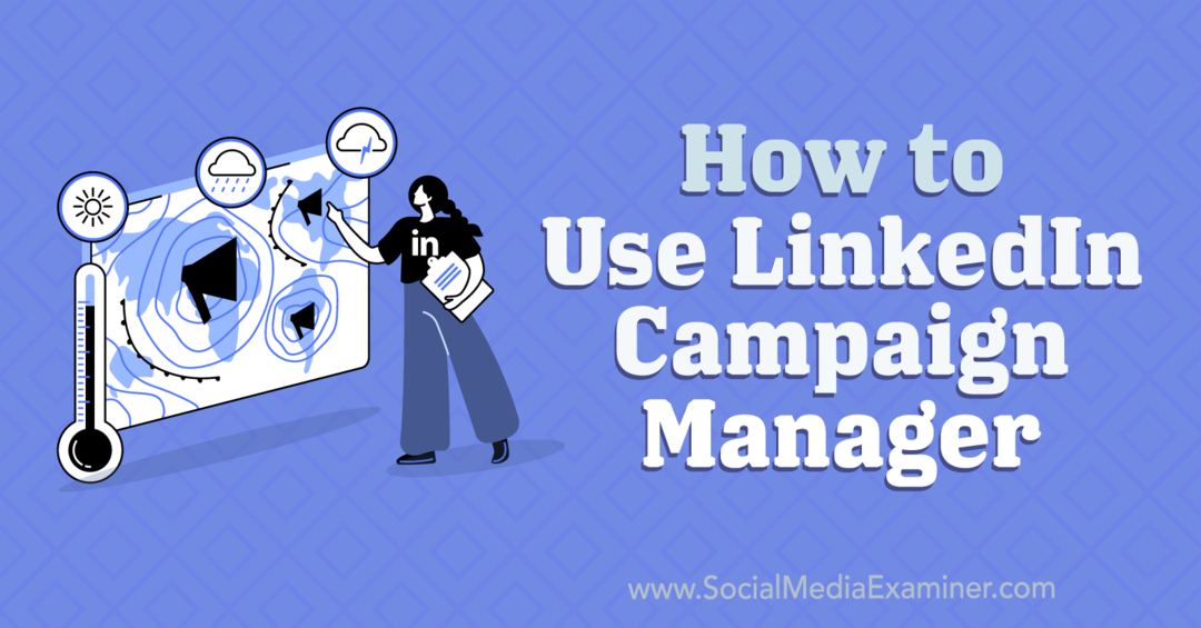 Cara Menggunakan Manajer Kampanye LinkedIn: Pemeriksa Media Sosial