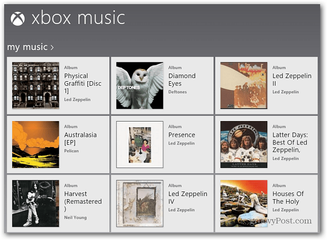 Aplikasi Musik Xbox Musik Saya