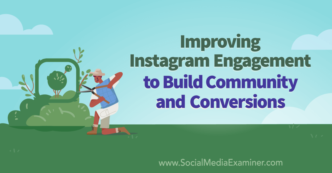 Meningkatkan Keterlibatan Instagram untuk Membangun Komunitas dan Konversi yang menampilkan wawasan dari Sue B. Zimmerman di Podcast Pemasaran Media Sosial.
