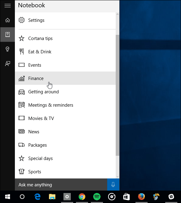 Cara Mengelola Kartu Info Cortana di Windows 10