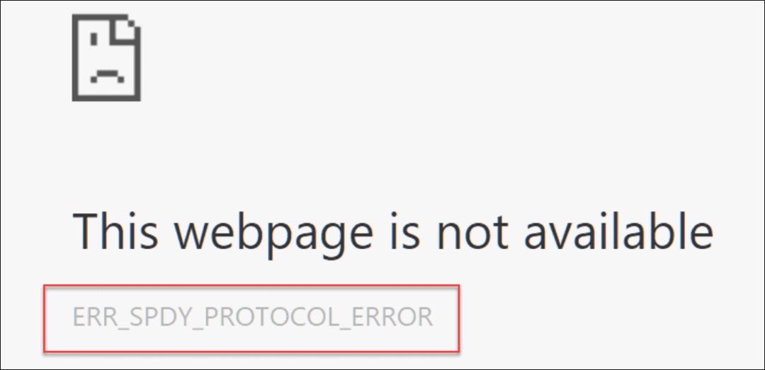 Perbaiki ERR_SPDY_PROTOCOL_ERROR di Chrome