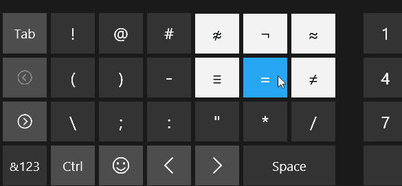 simbol alternatif keyboard