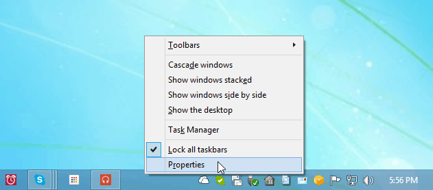 Tip Pembaruan Windows 8.1: Hentikan Aplikasi Modern dari Muncul di Taskbar