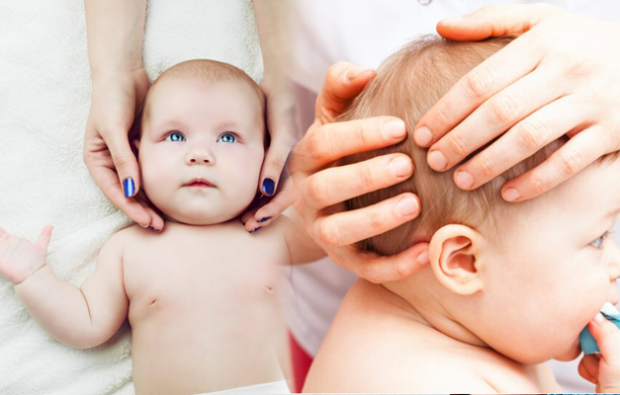 Bagaimana cara memperbaiki puncak kepala pada bayi?