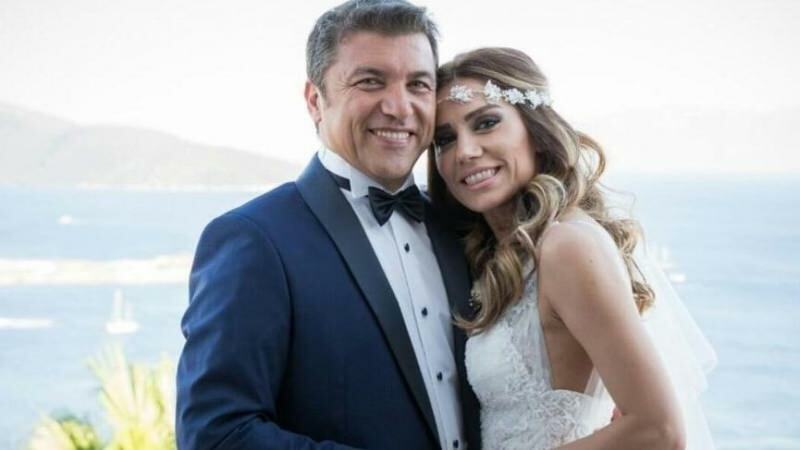 Ismail Küçükkaya dan Eda Demirci ketika mereka menikah 