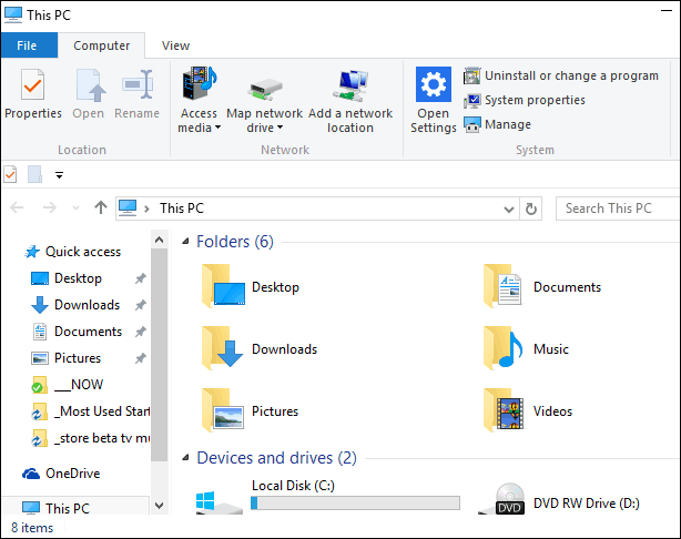 Cara Nonaktifkan Akses Cepat di Windows 10 File Explorer