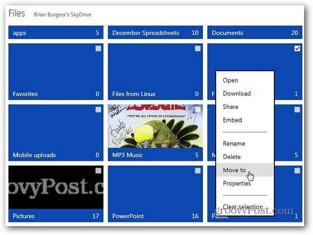 Cara Memindahkan Folder di Windows SkyDrive