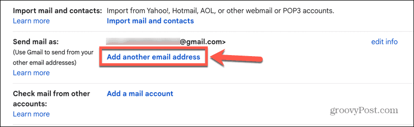 gmail tambahkan alamat email lain