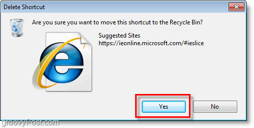 Internet Explorer 8 - penghapusan konfrim