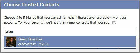 facebook menambahkan kontak tepercaya