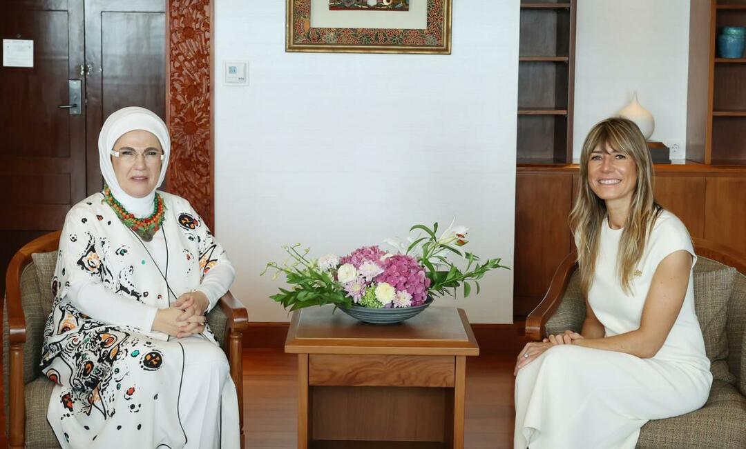 Emine Erdoğan bertemu dengan istri para pemimpin di Bali