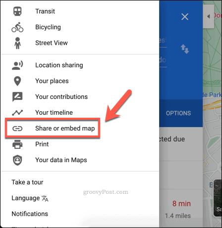 Membuat tautan berbagi Google Maps
