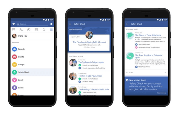 Facebook akan segera menawarkan Pemeriksaan Keamanan khusus, di mana pengguna dapat melihat di mana baru-baru ini diaktifkan, mendapatkan informasi yang Anda butuhkan, dan berpotensi dapat membantu daerah yang terkena dampak.