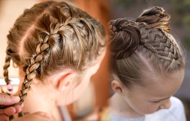 Bagaimana membuat gaya rambut kepang? Model menenun rambut anak-anak yang paling mudah dan berbeda serta konstruksinya