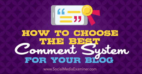pilih sistem komentar untuk blog Anda