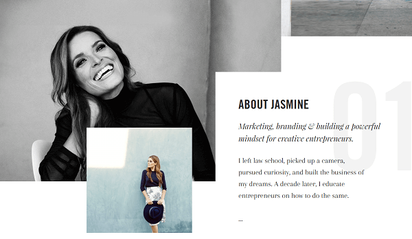 Jasmine Star meninggalkan sekolah hukum dan mengejar karir di bidang fotografi.