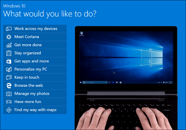 Topik demo Windows 10