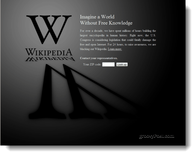 Wikipedia dalam Gelap