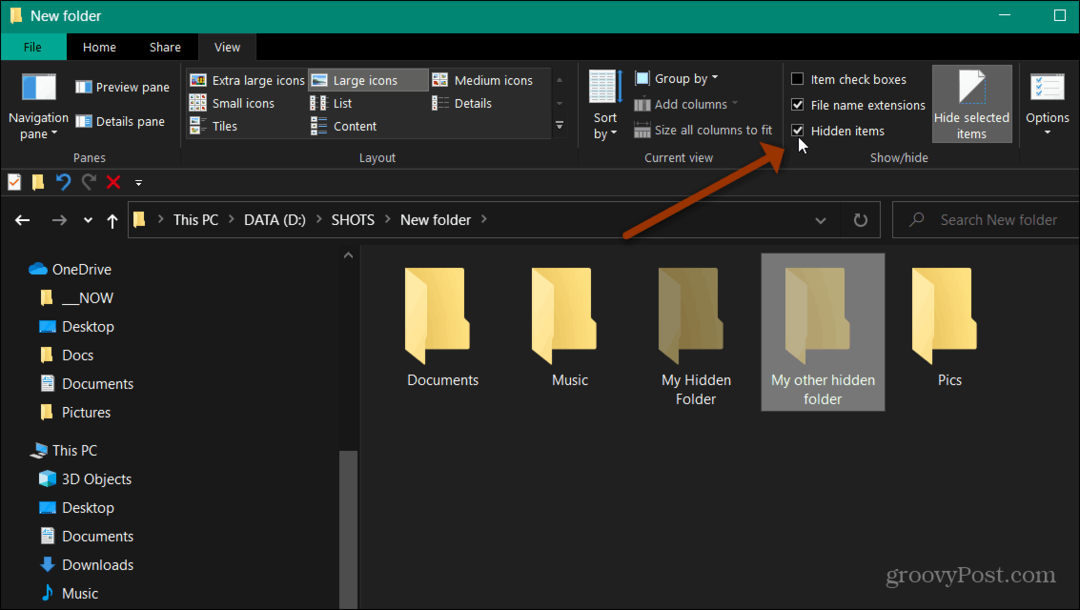 Cara Menyembunyikan File dan Folder di Windows 10