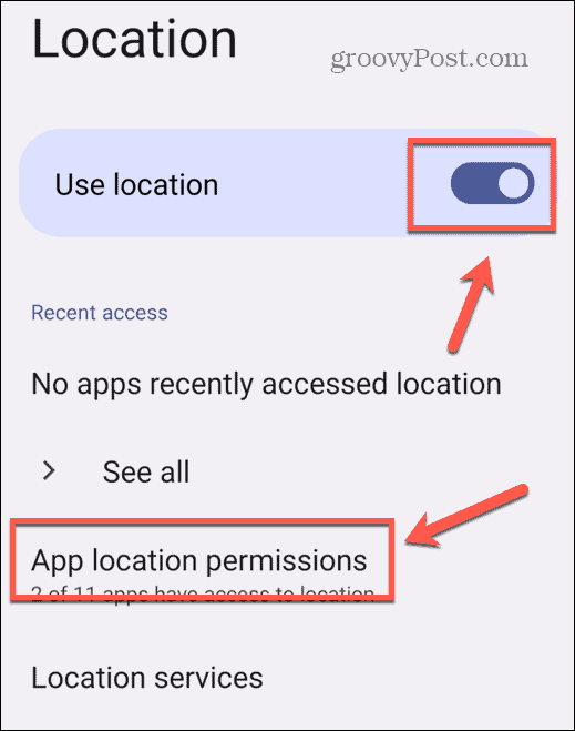 izin lokasi android