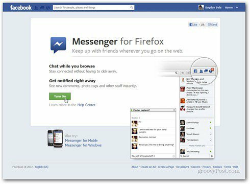 facebook messenger untuk firefox