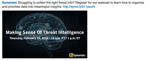 Symantec linkedin pembaruan webinar