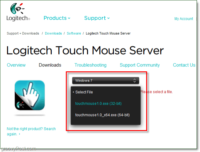 unduh logitech touch mouse untuk pc