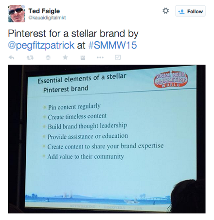 tweet dari presentasi pasak fitzpatrick smmw15