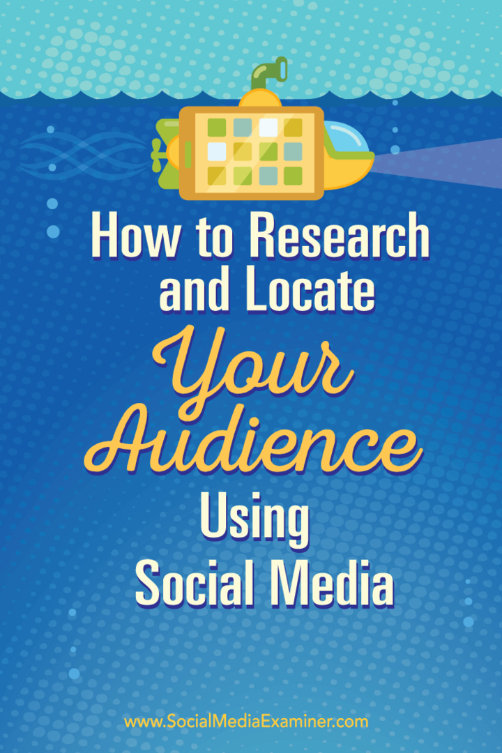temukan audiens target Anda di media sosial