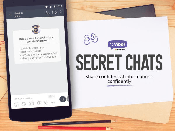 Aplikasi perpesanan seluler, Viber, merilis pembaruan mirip Snapchat untuk layanannya yang disebut Obrolan Rahasia.