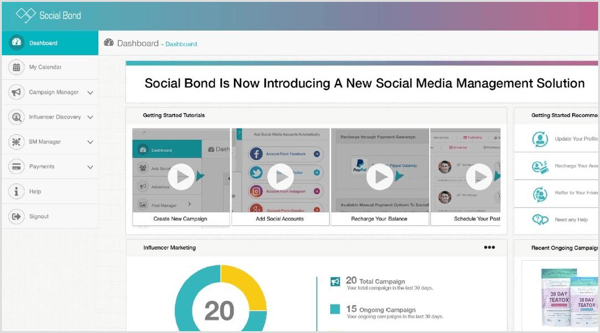Cari influencer media sosial dengan Social Bond dan lihat peringkat berdasarkan pengikut, keterlibatan, dan pengaruh.