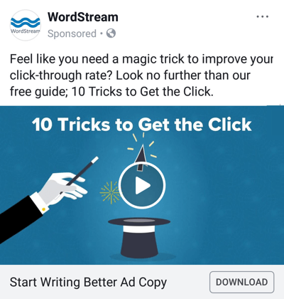Teknik iklan Facebook yang memberikan hasil, misalnya dengan WordStream menawarkan panduan gratis