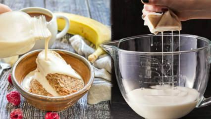 Bagaimana cara membuat susu gandum di rumah? Pembuatan praktis susu oat