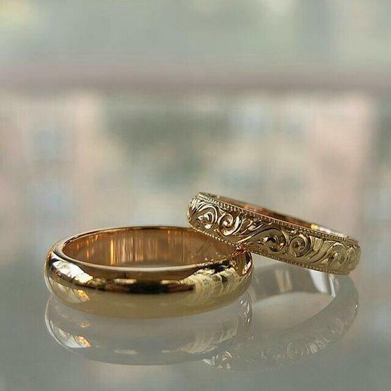 Model cincin pernikahan yang berbeda