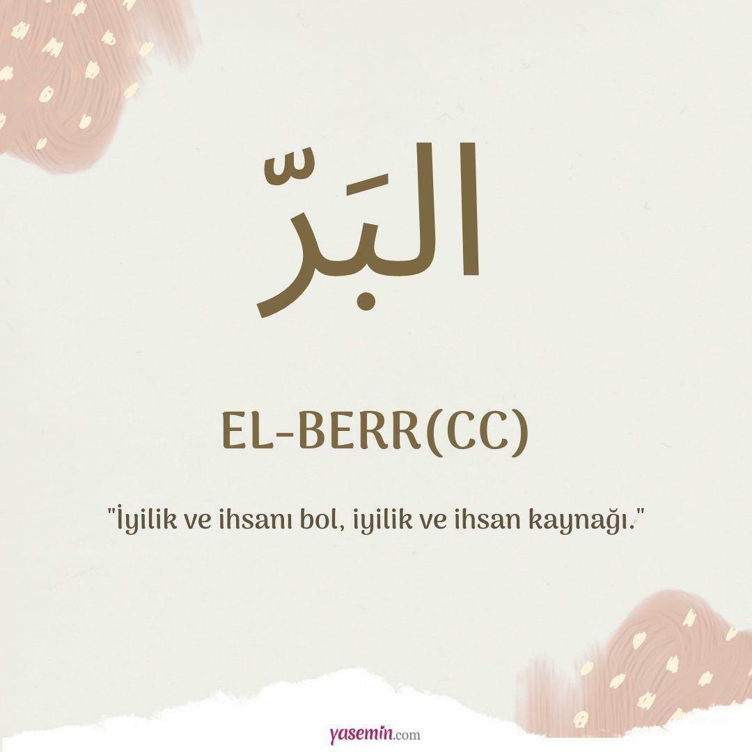 Apa arti al-Berr (c.c)?