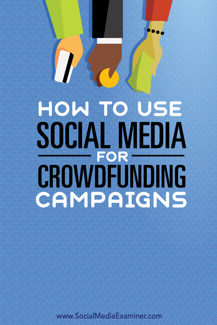 bagaimana menggunakan media sosial untuk crowdfunding cammpaigns