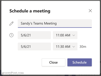 Siapkan Rapat di Microsoft Teams untuk Nanti