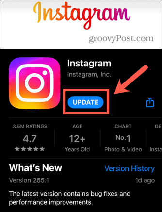 aplikasi pembaruan instagram