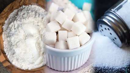 Metode pelangsingan, hindari 3 putih! Bagaimana gula dan garam dibiarkan? 3 diet putih