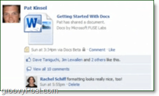 docs.com muncul di umpan berita facebook