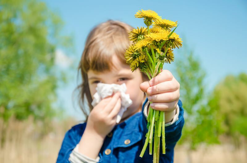 Gejala alergi musim semi pada bayi dan anak-anak!