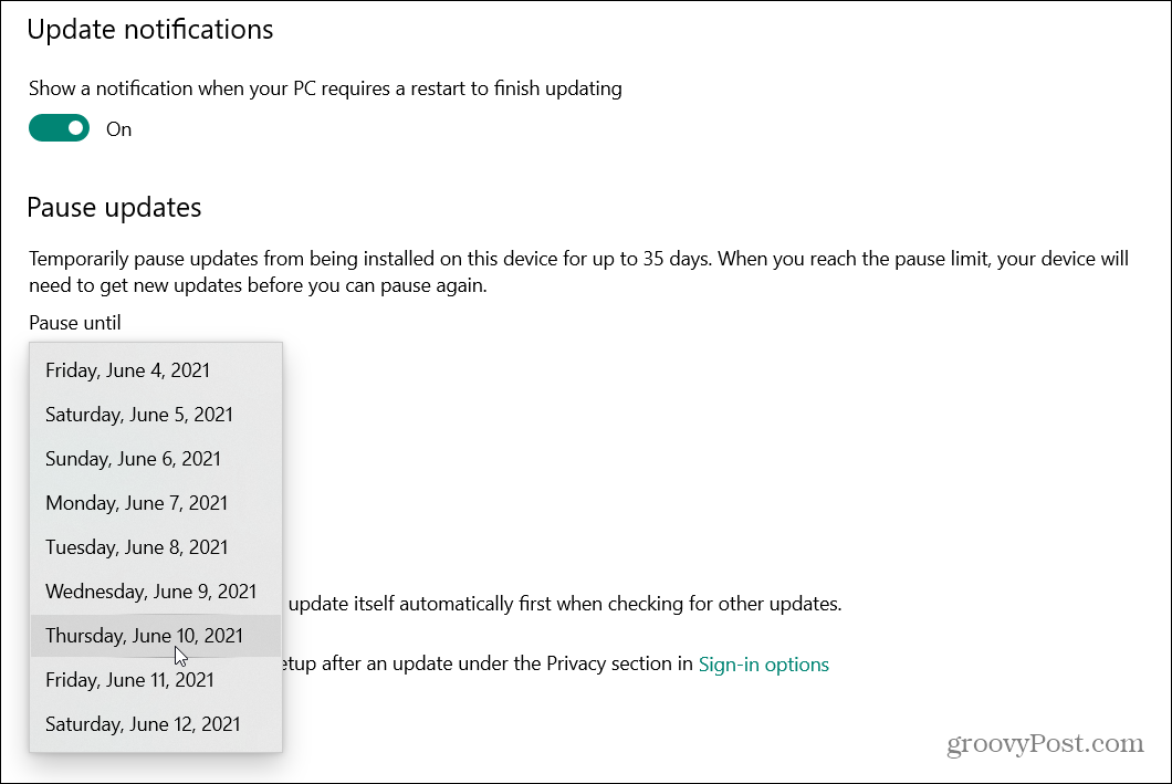 Cara Menunda Pembaruan Windows 10 Mei 2021 (Versi 21H1)