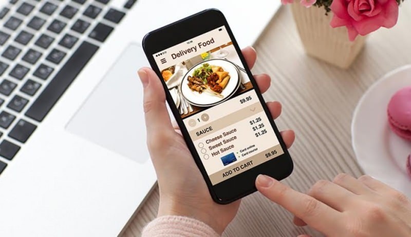 Situs tempat Anda memesan makanan secara online