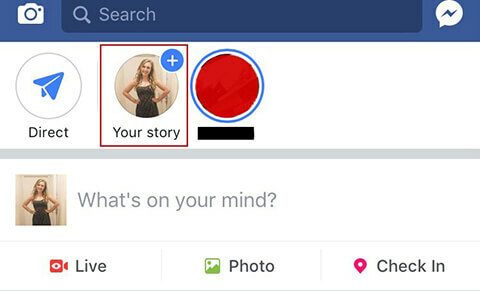 Membuat Kisah Facebook pertama Anda.